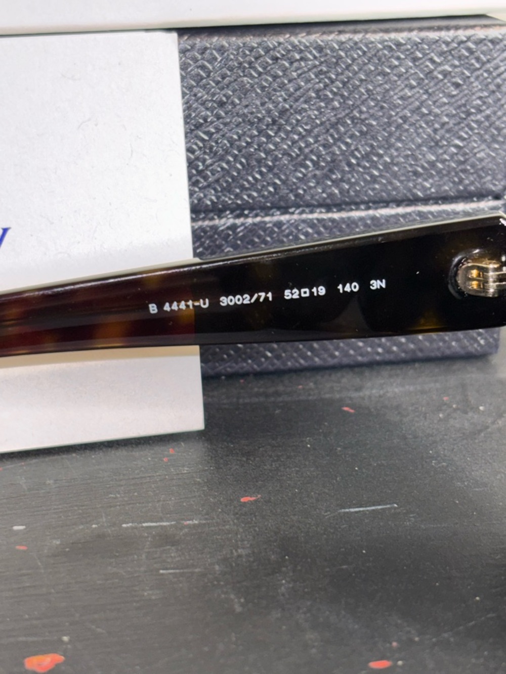 Burberry BE4441U Tortoise Sunglasses and Case NIB - Picture 4 of 7
